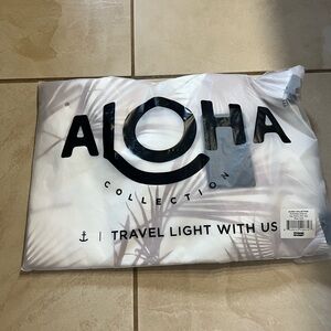 ALOHA Collection Day Palms RVS tote rose gold